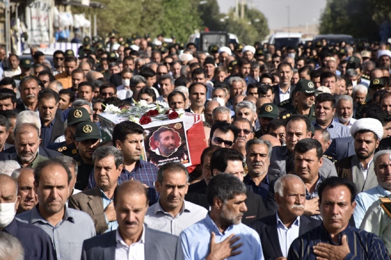 مراسم تشییع پیکر جانباز سرافراز، مرحوم "حاج سید قدرت الله سیدی زاده" برگزار شد 6