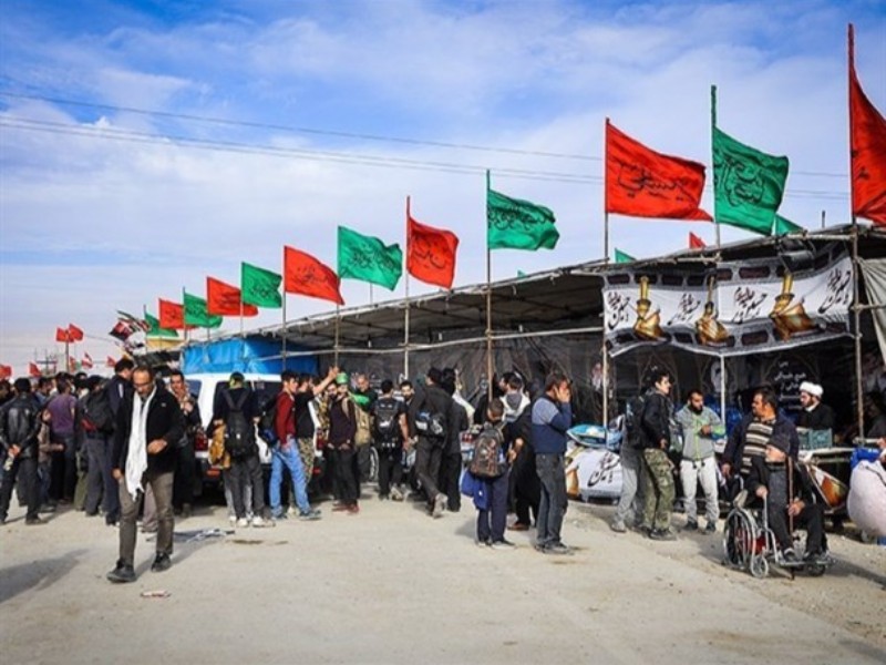 ایوان آماده خدمت‌رسانی به زائران اربعین